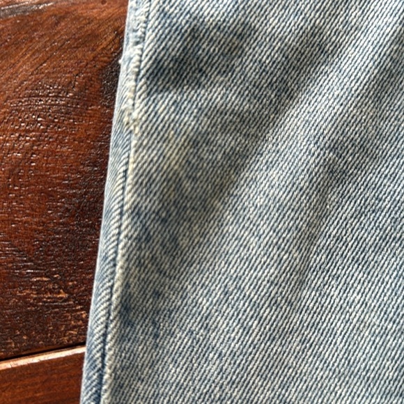 AGOLDE paper bag belted denim jean skirt. Size 26 - Picture 8 of 10